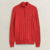 Cotton Cable Knit Half-Zip Sweater Cotton Cable Knit Half-Zip Sweater