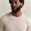 Cotton Cable Knit Short Sleeve Sweater Cotton Cable Knit Short Sleeve Sweater