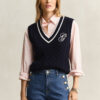 Cotton Cable Knit Vest Cotton Cable Knit Vest