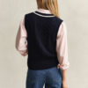 Cotton Cable Knit Vest Cotton Cable Knit Vest
