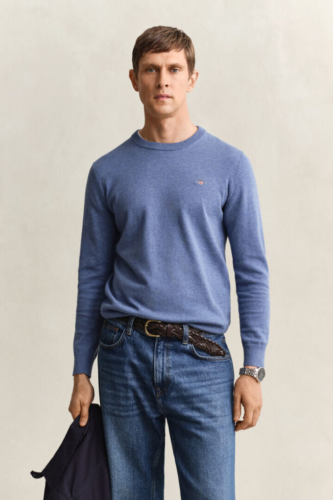 Cotton Crew Neck Sweater Cotton Crew Neck Sweater