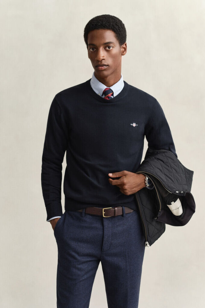 Cotton Crew Neck Sweater Cotton Crew Neck Sweater