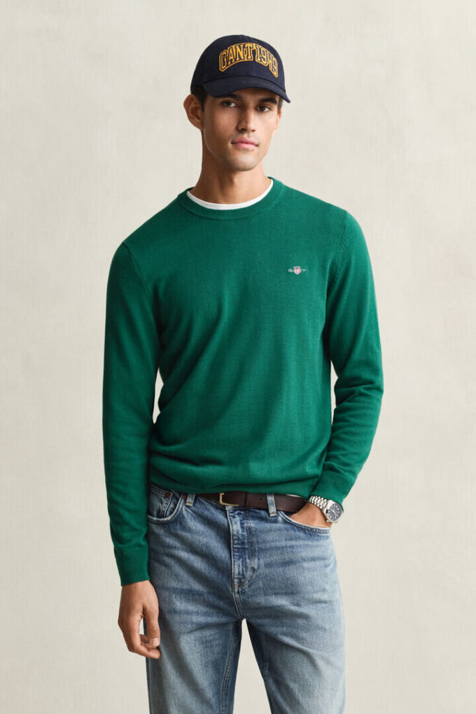 Cotton Crew Neck Sweater Cotton Crew Neck Sweater