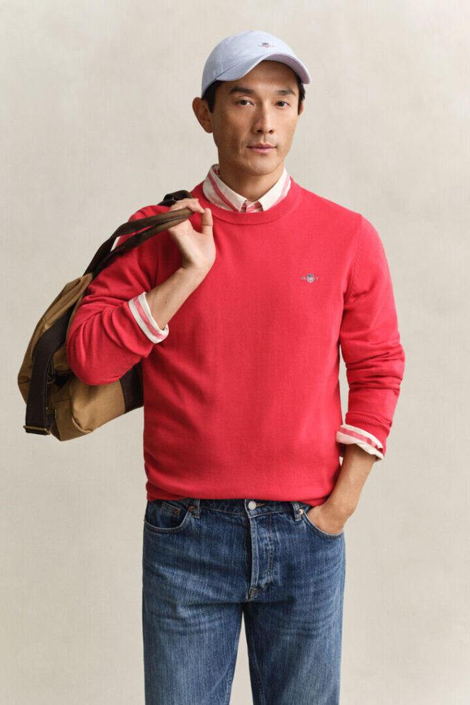 Cotton Crew Neck Sweater Cotton Crew Neck Sweater