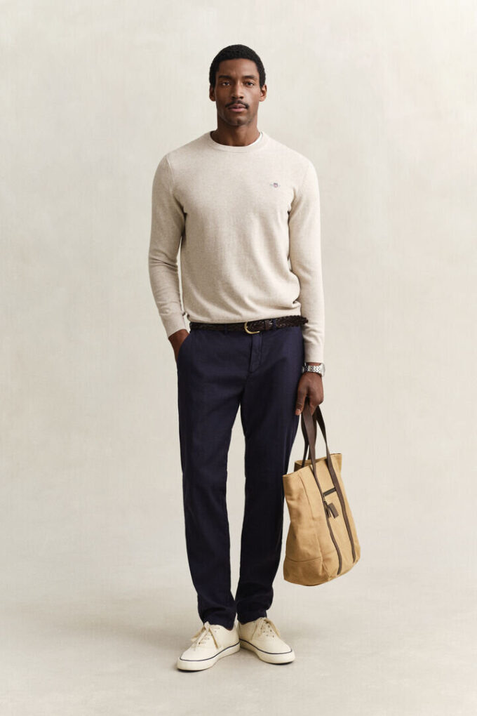 Cotton Crew Neck Sweater Cotton Crew Neck Sweater