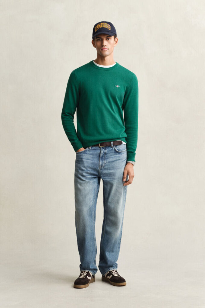 Cotton Crew Neck Sweater Cotton Crew Neck Sweater