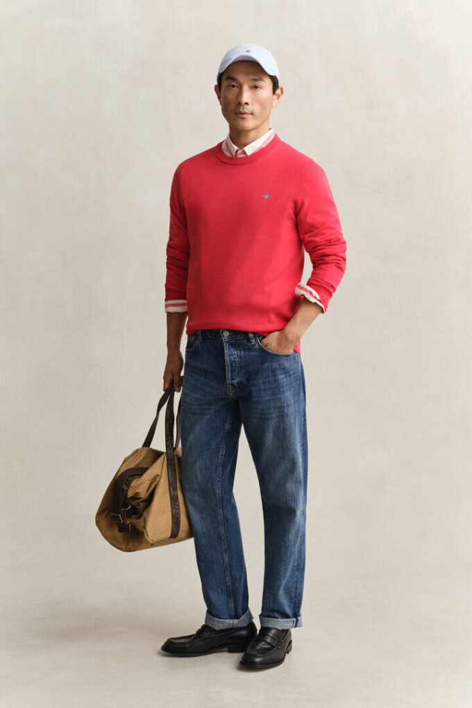 Cotton Crew Neck Sweater Cotton Crew Neck Sweater