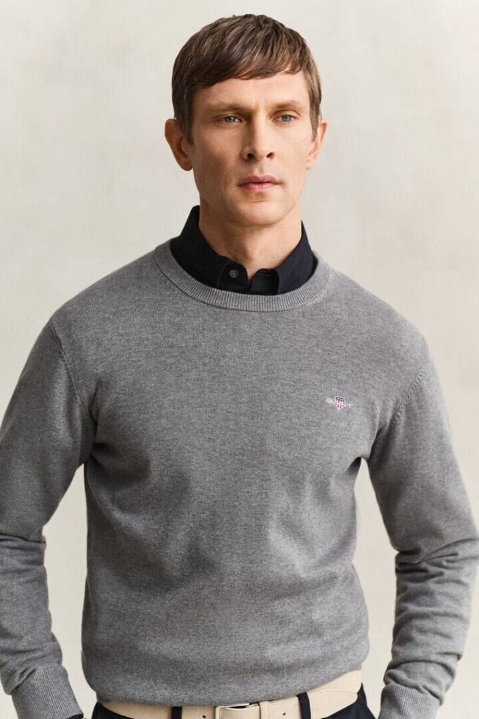 Cotton Crew Neck Sweater Cotton Crew Neck Sweater
