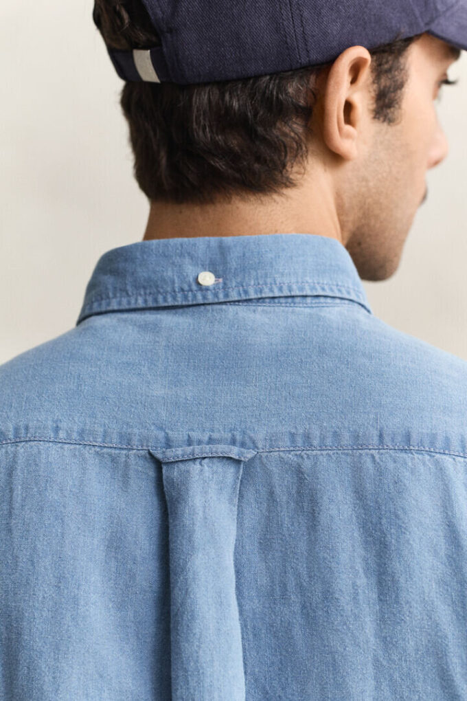 Cotton Linen Indigo Shirt Cotton Linen Indigo Shirt