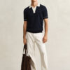 Cotton Modal Polo Sweater Cotton Modal Polo Sweater