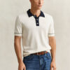 Cotton Modal Polo Sweater Cotton Modal Polo Sweater