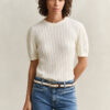 Cotton Short Sleeve Sweater Cotton Short Sleeve Sweater