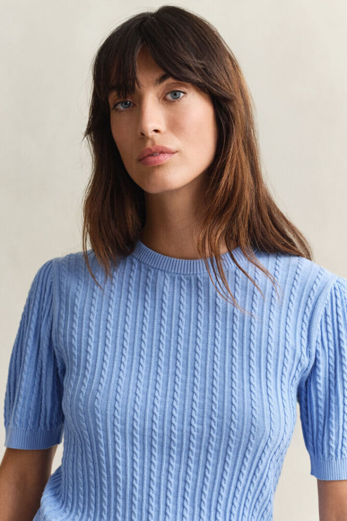 Cotton Short Sleeve Sweater Cotton Short Sleeve Sweater