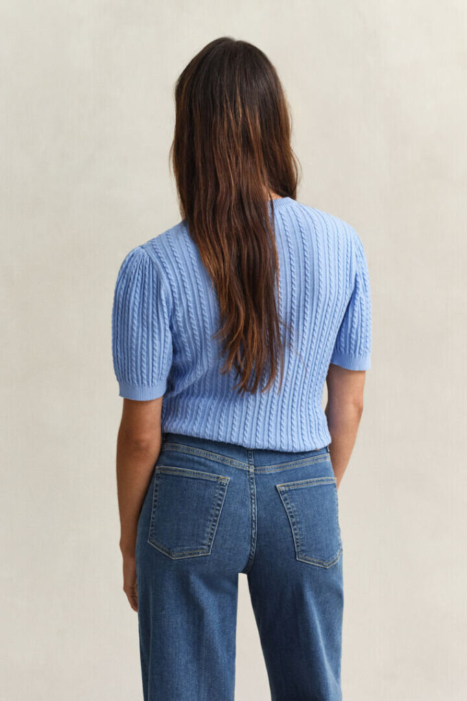 Cotton Short Sleeve Sweater Cotton Short Sleeve Sweater