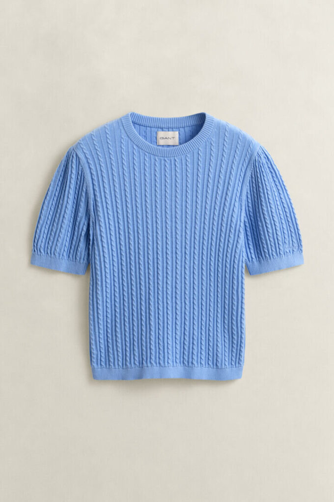 Cotton Short Sleeve Sweater Cotton Short Sleeve Sweater