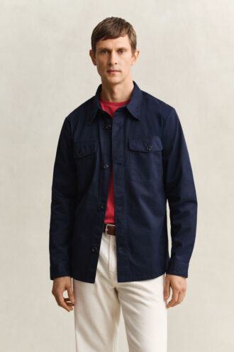 Cotton Twill Overshirt Cotton Twill Overshirt