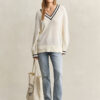 Cotton V-Neck Sweater Cotton V-Neck Sweater
