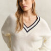 Cotton V-Neck Sweater Cotton V-Neck Sweater