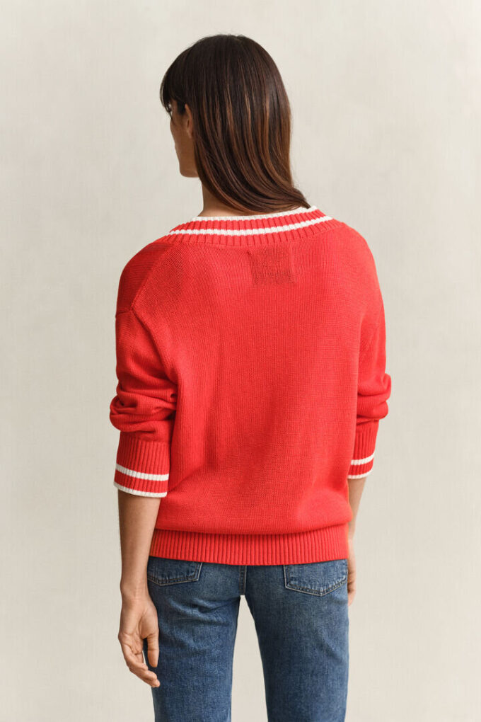 Cotton V-Neck Sweater Cotton V-Neck Sweater