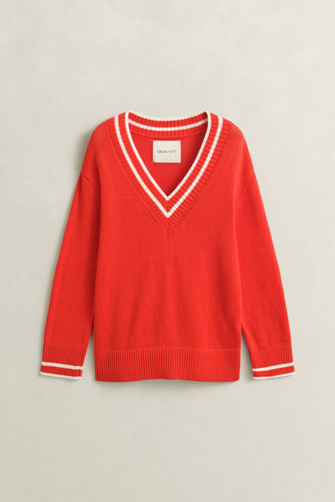 Cotton V-Neck Sweater Cotton V-Neck Sweater