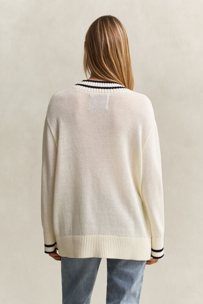 Cotton V-Neck Sweater Cotton V-Neck Sweater
