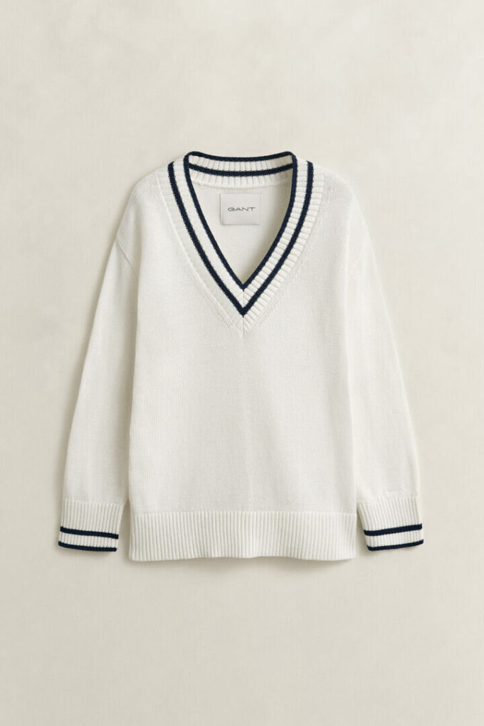 Cotton V-Neck Sweater Cotton V-Neck Sweater