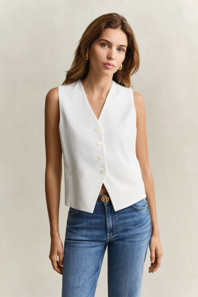Crepe Vest Crepe Vest