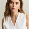 Crepe Vest Crepe Vest