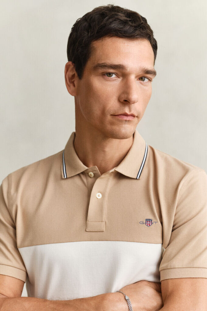 Cut-And-Sewn Polo Shirt Cut-And-Sewn Polo Shirt