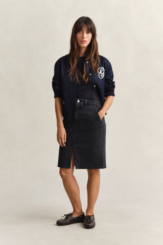 Denim Pencil Skirt