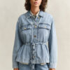 Denim Tie Jacket Denim Tie Jacket
