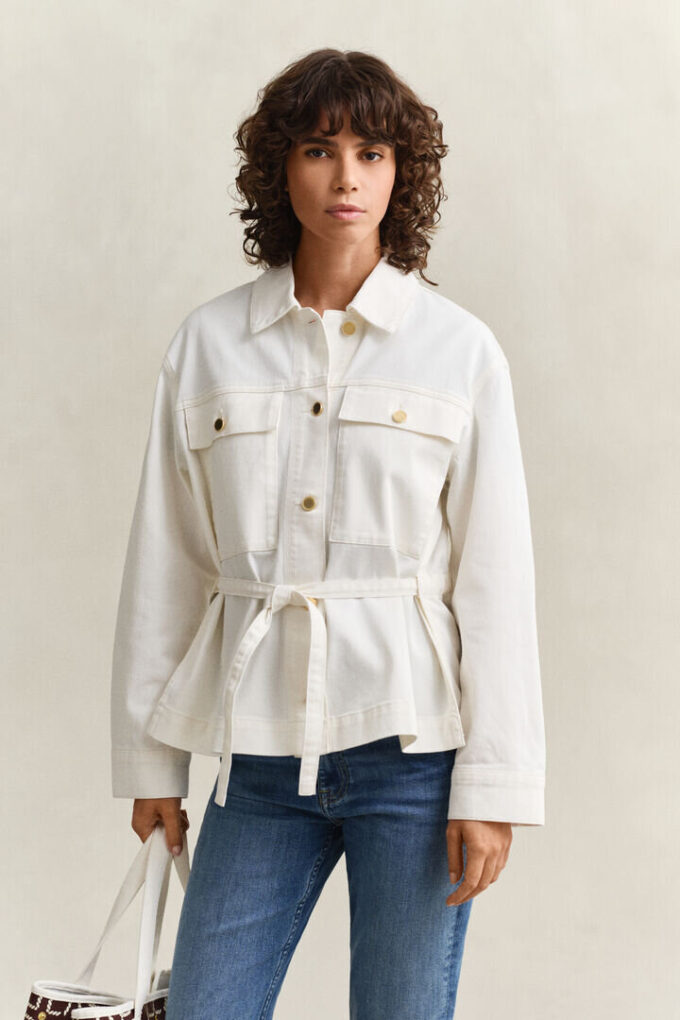 Denim Tie Jacket Denim Tie Jacket