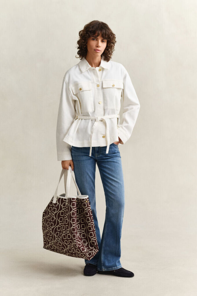 Denim Tie Jacket Denim Tie Jacket