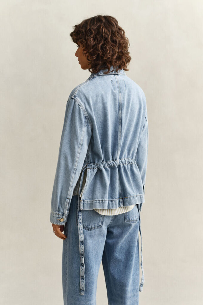 Denim Tie Jacket Denim Tie Jacket