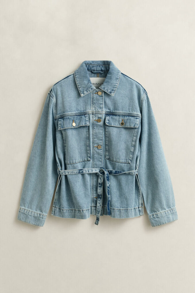 Denim Tie Jacket Denim Tie Jacket