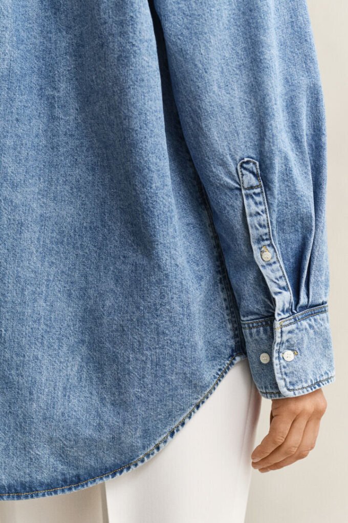 Embroidered Denim Shirt Embroidered Denim Shirt