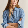 Embroidered Denim Shirt Embroidered Denim Shirt