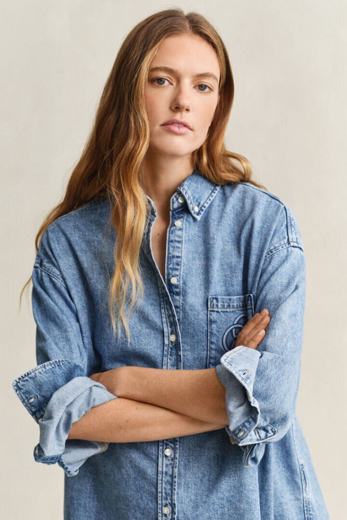 Embroidered Denim Shirt Embroidered Denim Shirt