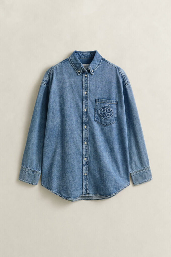 Embroidered Denim Shirt Embroidered Denim Shirt