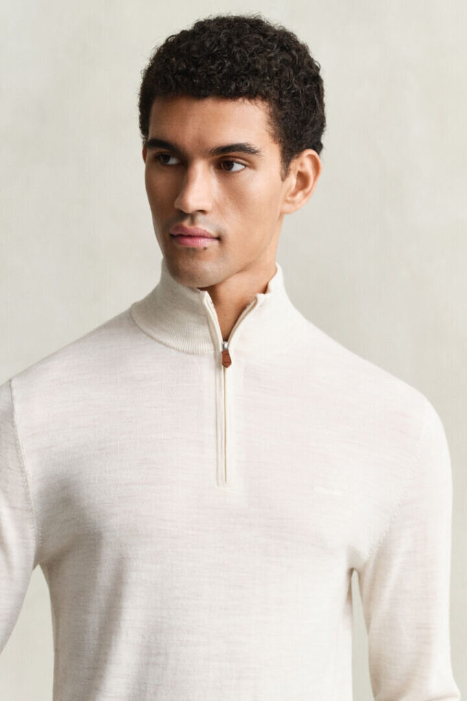 Extra Fine Merino Wool Half-Zip Sweater Extra Fine Merino Wool Half-Zip Sweater