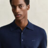 Extra Fine Merino Wool Short Sleeve Polo Sweater Extra Fine Merino Wool Short Sleeve Polo Sweater
