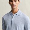 Extra Fine Merino Wool Short Sleeve Polo Sweater Extra Fine Merino Wool Short Sleeve Polo Sweater