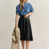 Flared Leather Skirt Flared Leather Skirt