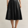 Flared Leather Skirt Flared Leather Skirt