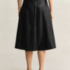 Flared Leather Skirt Flared Leather Skirt