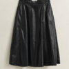 Flared Leather Skirt Flared Leather Skirt