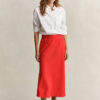 Flared Linen Blend Skirt Flared Linen Blend Skirt