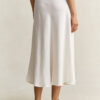 Flared Linen Blend Skirt Flared Linen Blend Skirt