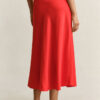 Flared Linen Blend Skirt Flared Linen Blend Skirt