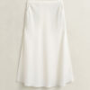 Flared Linen Blend Skirt Flared Linen Blend Skirt